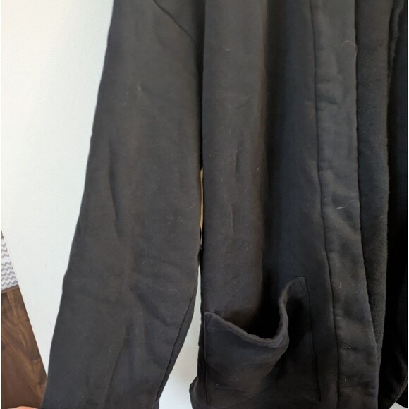 Eileen Fisher Black Open Front Jacket - Picture 3 of 8
